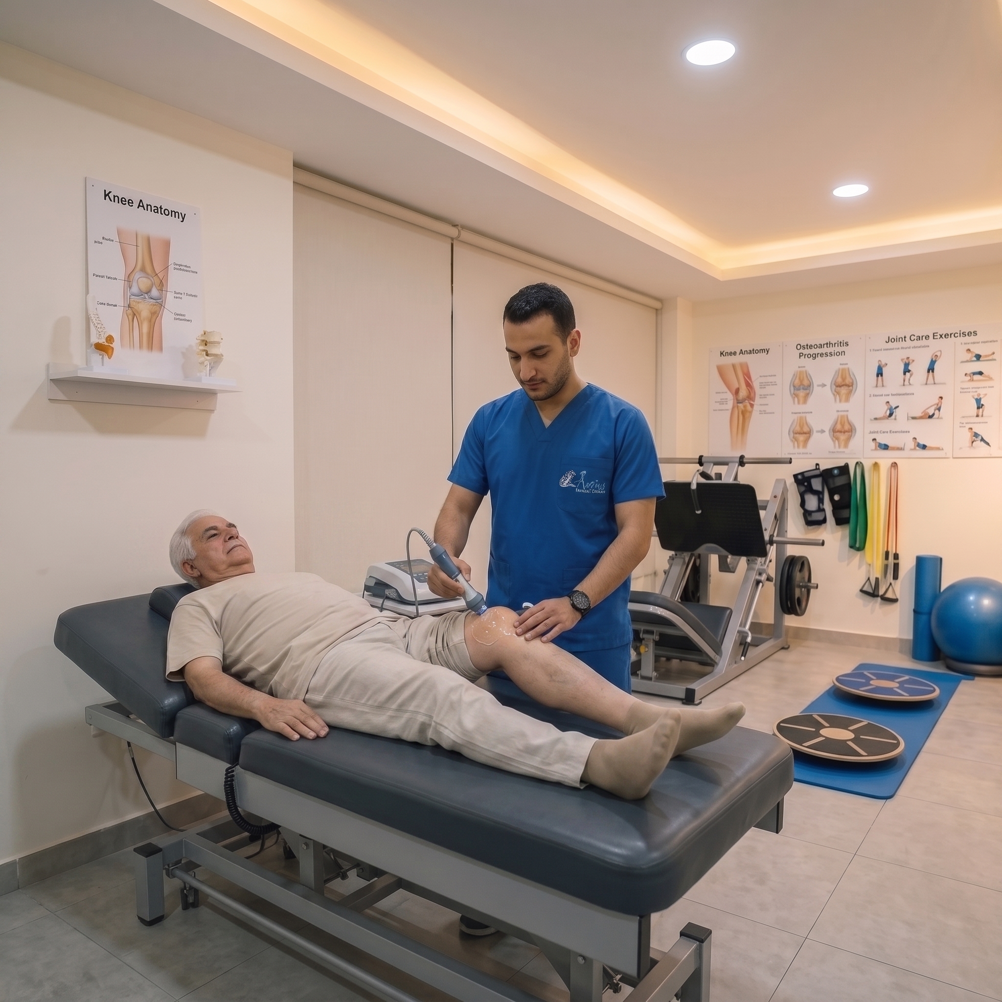 physical therapist treating knee… 2k 202608282123